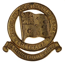 Merchant Service War Badge Australia