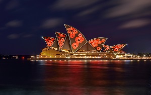 Remembrance Day Sydney Opera House